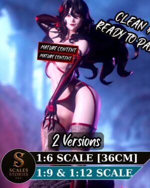 Dark Assassin Artistic Collector Figure  - Unpainted Resin Garage Kit - Mature Model - Anime Collectible