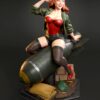 Air Force Girl Bombshell Resin Figure Unpainted 3D Printed Garage Kit - Pin Up Collectible