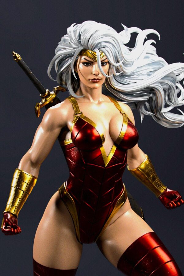 il_fullxfull.8034574210_aw1u.jpg Glory Amazon Warrior Resin Figure - Unpainted 3D Printed Garage Kit - Fantasy Collectible