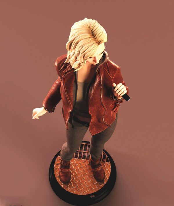il_fullxfull.8038313092_ndhr.jpg Grace Zombie Hunter Resin Figure - Unpainted 3D Printed Garage Kit - Fantasy Collectible