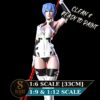 Cyberpunk Girl Resin Figure - Unpainted 3D Printed Garage Kit - Anime Collectible