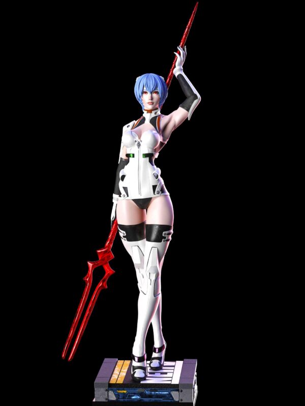 Cyberpunk Girl Resin Figure - Unpainted 3D Printed Garage Kit - Anime Collectible