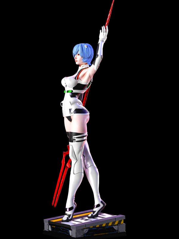 Cyberpunk Girl Resin Figure - Unpainted 3D Printed Garage Kit - Anime Collectible