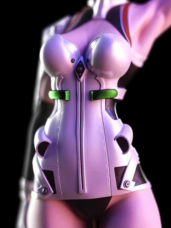 Cyberpunk Girl Resin Figure - Unpainted 3D Printed Garage Kit - Anime Collectible