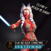 il_fullxfull.8041658800_hhll.jpg Red Alien Resin Figure - Unpainted 3D Printed Garage Kit - Fantasy Female Warrior Collectible