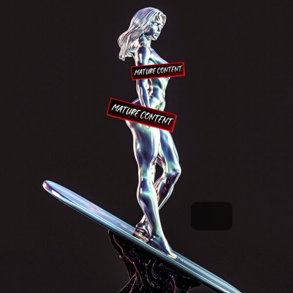il_fullxfull.8041815826_nubp.jpg The Silver Surfer Artistic Collector Figure - Unpainted Resin Garage Kit - Mature Model - Fantasy Collectible