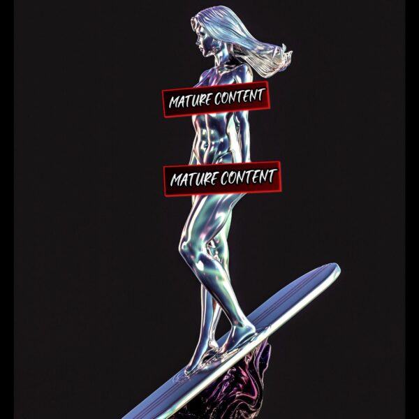 il_fullxfull.8041815930_q97u.jpg The Silver Surfer Artistic Collector Figure - Unpainted Resin Garage Kit - Mature Model - Fantasy Collectible