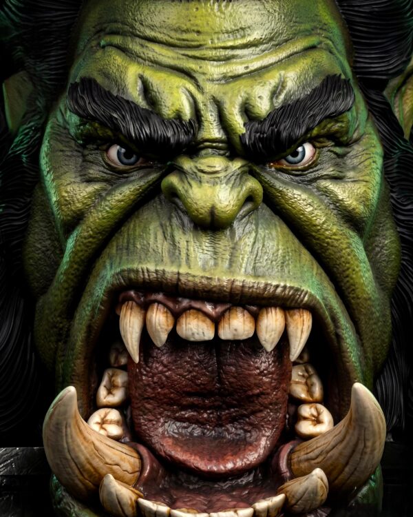 il_fullxfull.8041965502_4df5.jpg Orc Warrior Resin Figure - Unpainted 3D Printed Garage Kit - Fantasy Collectible