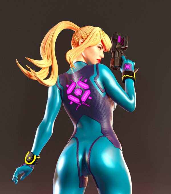 Space Hunter 3D Printed Resin Figure - Fantasy Collectible