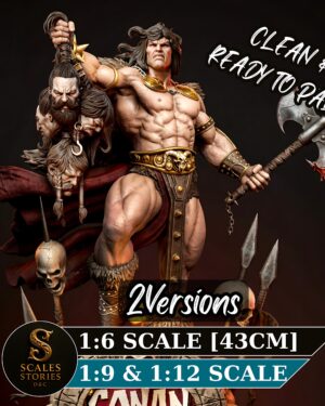 il_fullxfull.8064431651_tieq.jpg Conan The Barbarian Resin Figure | Collectible Action Character | Garage Kit | Unpainted 3D Printed