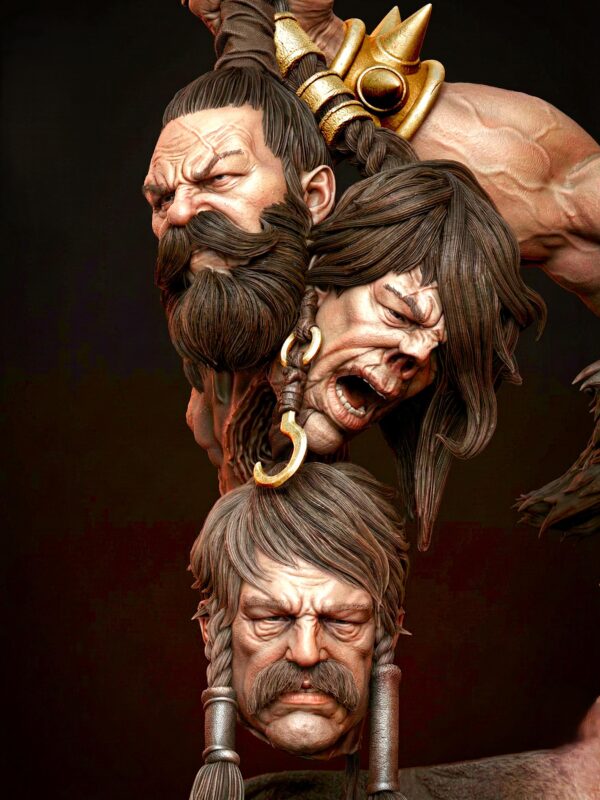 Conan The Barbarian Resin Figure | Collectible Action Character | Garage Kit | Unpainted 3D Printed