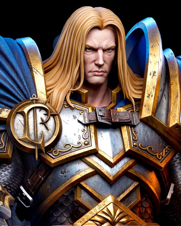 il_fullxfull.8064626001_o2p0.jpg Paladin Resin Figure - Unpainted 3D Printed Garage Kit - Fantasy Collectible