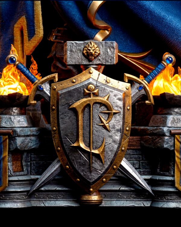 il_fullxfull.8064626135_33ea.jpg Paladin Resin Figure - Unpainted 3D Printed Garage Kit - Fantasy Collectible