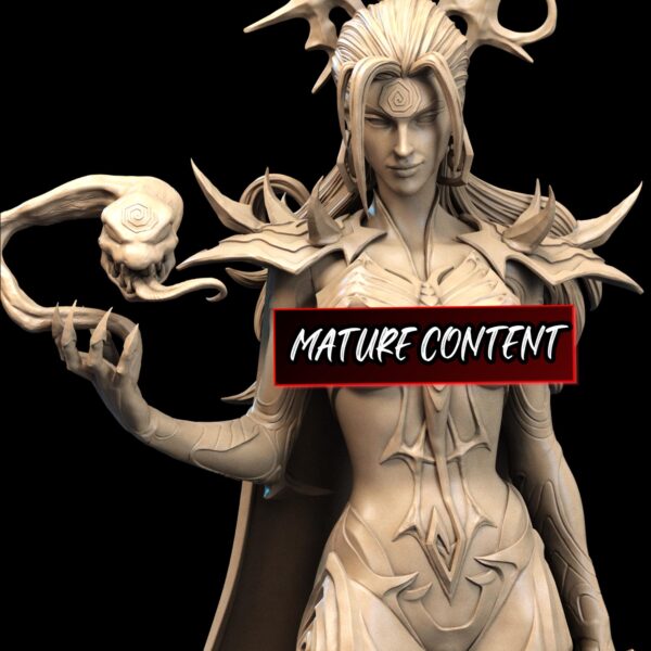 il_fullxfull.8067470255_k6z5.jpg Norse Goddess Artistic Collector Figure Unpainted Resin Garage Kit - Mature Model - Fantasy Collectible