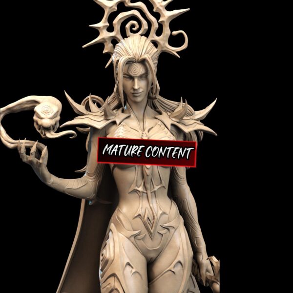 il_fullxfull.8067470539_69g5.jpg Norse Goddess Artistic Collector Figure Unpainted Resin Garage Kit - Mature Model - Fantasy Collectible