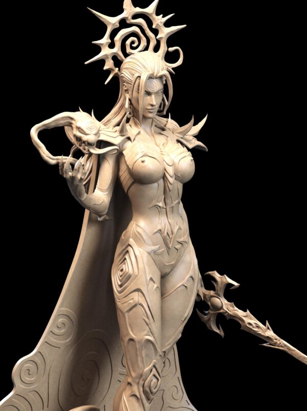 il_fullxfull.8067470721_et1d.jpg Norse Goddess Artistic Collector Figure Unpainted Resin Garage Kit - Mature Model - Fantasy Collectible