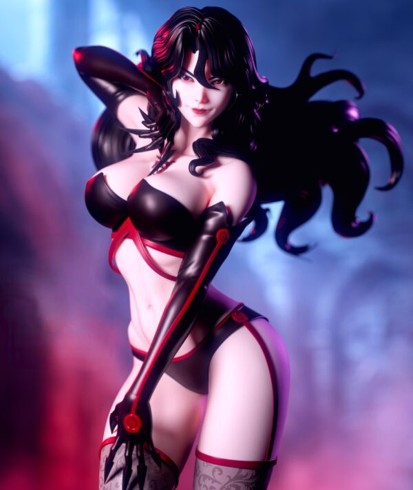il_fullxfull.8073855537_cs6x.jpg Dark Assassin Artistic Collector Figure - Unpainted Resin Garage Kit - Mature Model - Anime Collectible