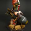 Air Force Girl Bombshell Resin Figure Unpainted 3D Printed Garage Kit - Pin Up Collectible