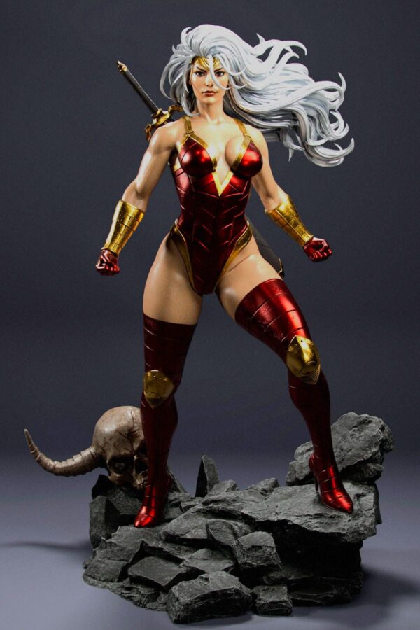 il_fullxfull.8082489277_gtx8.jpg Glory Amazon Warrior Resin Figure - Unpainted 3D Printed Garage Kit - Fantasy Collectible