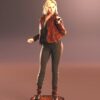 il_fullxfull.8086225659_aemr.jpg Grace Zombie Hunter Resin Figure - Unpainted 3D Printed Garage Kit - Fantasy Collectible
