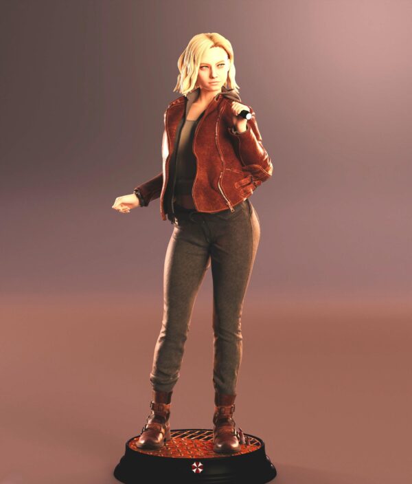 il_fullxfull.8086225659_aemr.jpg Grace Zombie Hunter Resin Figure - Unpainted 3D Printed Garage Kit - Fantasy Collectible