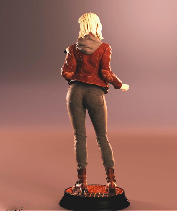 il_fullxfull.8086226409_ujxy.jpg Grace Zombie Hunter Resin Figure - Unpainted 3D Printed Garage Kit - Fantasy Collectible
