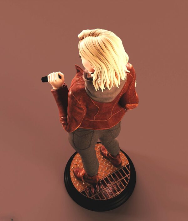 il_fullxfull.8086227595_9721.jpg Grace Zombie Hunter Resin Figure - Unpainted 3D Printed Garage Kit - Fantasy Collectible