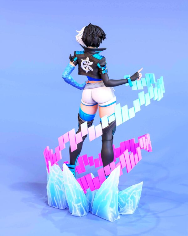 Luna Resin Figure - Unpainted 3D Printed Garage Kit - Fantasy Collectible