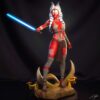 il_fullxfull.8089569461_rl3q.jpg Red Alien Resin Figure - Unpainted 3D Printed Garage Kit - Fantasy Female Warrior Collectible