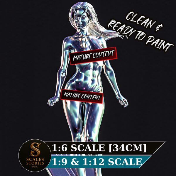 il_fullxfull.8089724275_em5b.jpg The Silver Surfer Artistic Collector Figure - Unpainted Resin Garage Kit - Mature Model - Fantasy Collectible