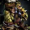 il_fullxfull.8089876911_3dyr.jpg Orc Warrior Resin Figure - Unpainted 3D Printed Garage Kit - Fantasy Collectible