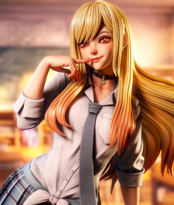 il_fullxfull.8090006055_m4tc.jpg Anime Schoolgirl Resin Figure - Unpainted 3D Printed Garage Kit - Fantasy Collectible