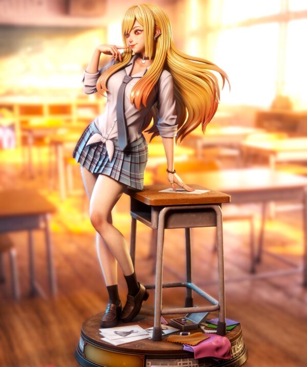 il_fullxfull.8090006285_lc95.jpg Anime Schoolgirl Resin Figure - Unpainted 3D Printed Garage Kit - Fantasy Collectible