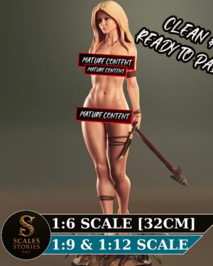 il_fullxfull.8380744232_7czn.jpg Jungle Queen Artistic Collector Figure -Unpainted Resin Garage Kit - Mature Model - Fantasy PinUp Collectible