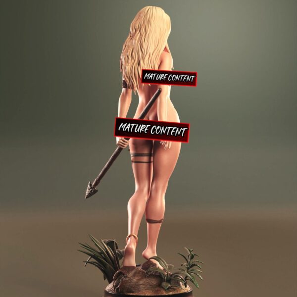 il_fullxfull.8380744518_qf4w.jpg Jungle Queen Artistic Collector Figure -Unpainted Resin Garage Kit - Mature Model - Fantasy PinUp Collectible