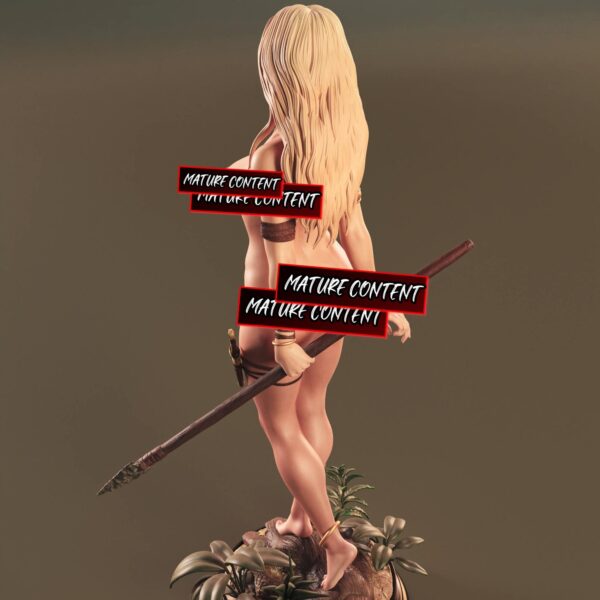 il_fullxfull.8428617755_do3g.jpg Jungle Queen Artistic Collector Figure -Unpainted Resin Garage Kit - Mature Model - Fantasy PinUp Collectible